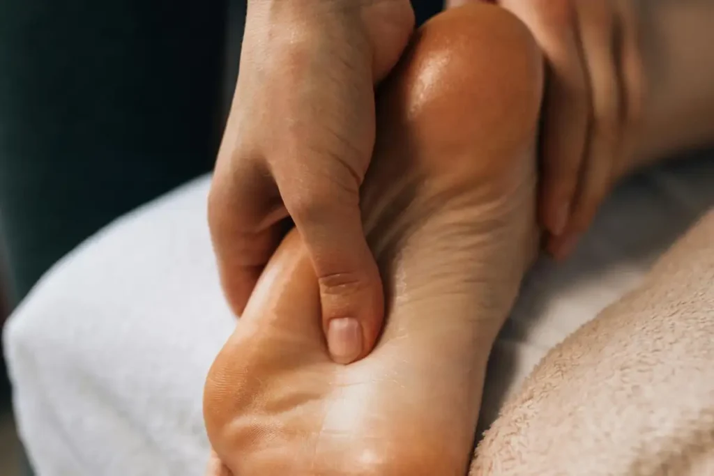 Agadir Massage – foot reflexology session during spa treatment
