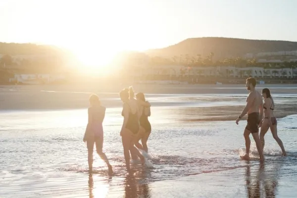 Places to visit in Agadir - Sunset at Agadir Beach