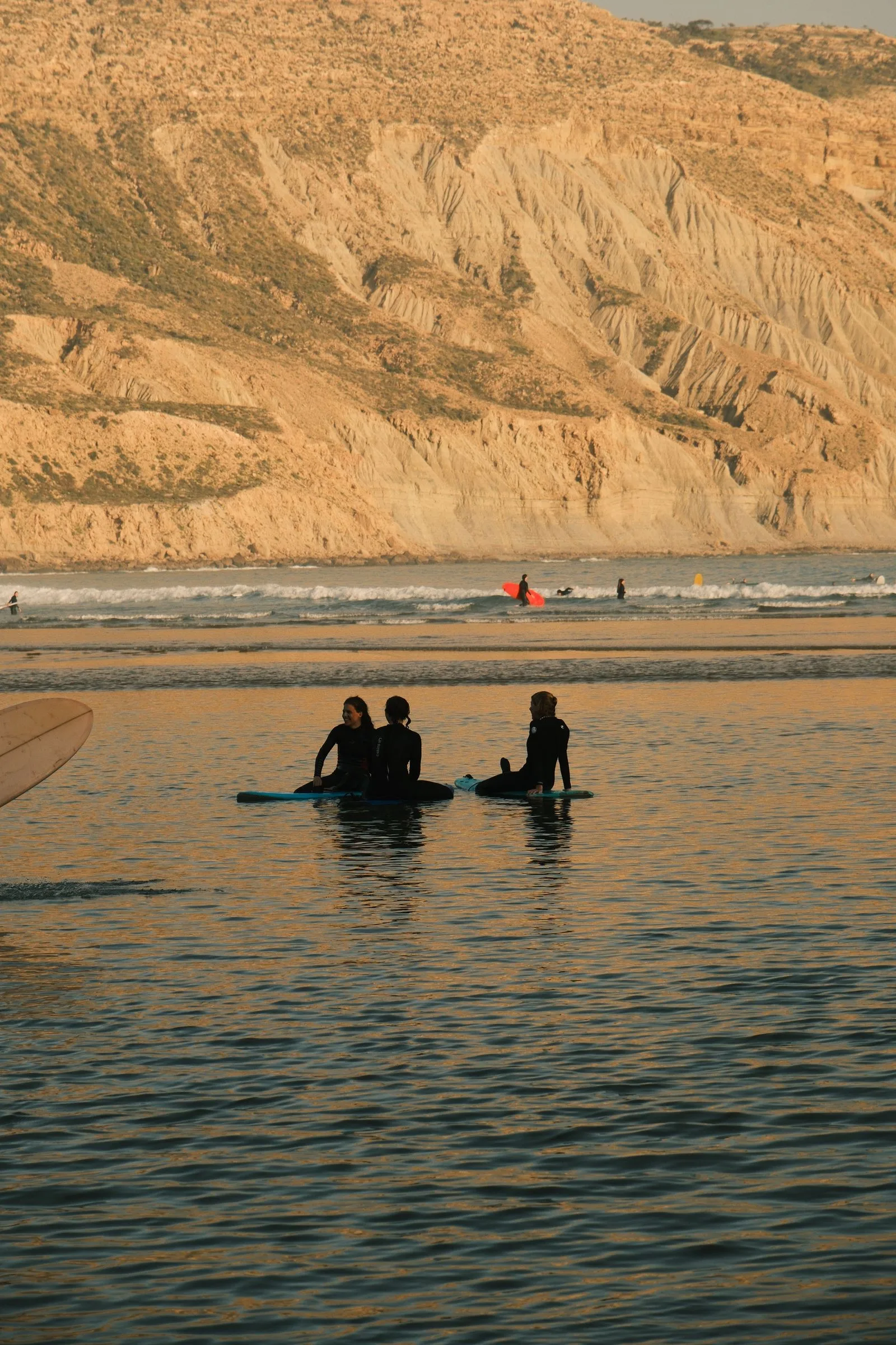 Taghazout surf village beach near Agadir